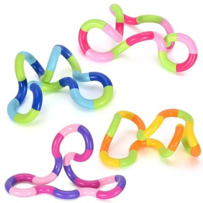Fidget Toys - Fidget Twister Toy - Antistress - Sensory - Svart/Röd