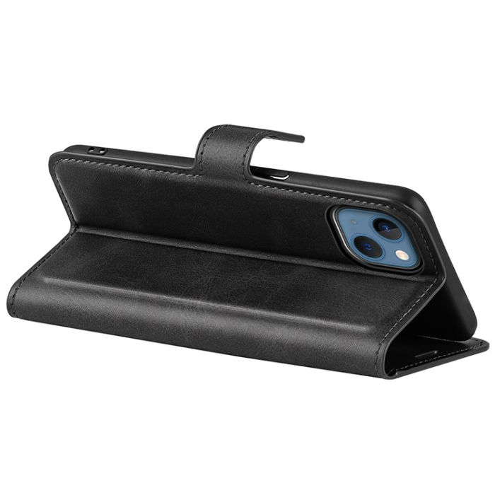 A-One Brand - iPhone 13 Plånboksfodral Flip Folio Kickstand - Svart