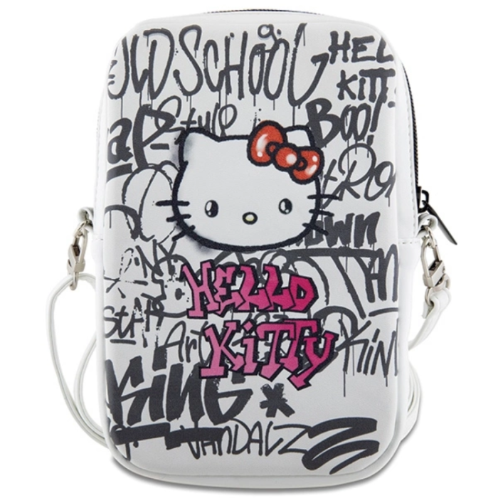 Hello Kitty - Hello Kitty Väska Graffiti Kitty Head - Vit