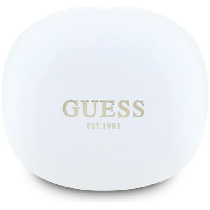 Guess - Guess TWS In-Ear Hörlurar Flat Classic Logo Electroplated - Vit
