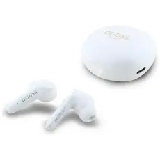 Guess - Guess TWS In-Ear Hörlurar Flat Classic Logo Electroplated - Vit