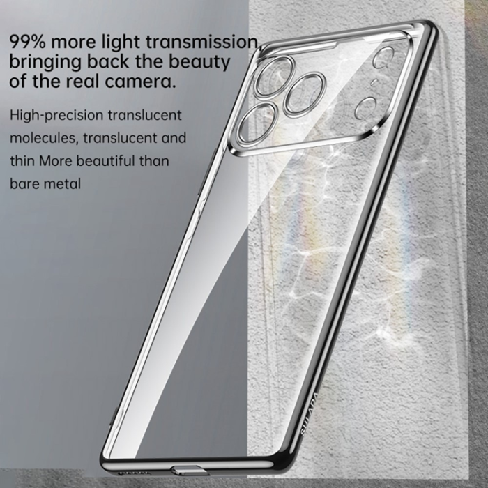 SULADA - SULADA iPhone 17 Pro Mobilskal Ultra Thin Electroplated - Silver