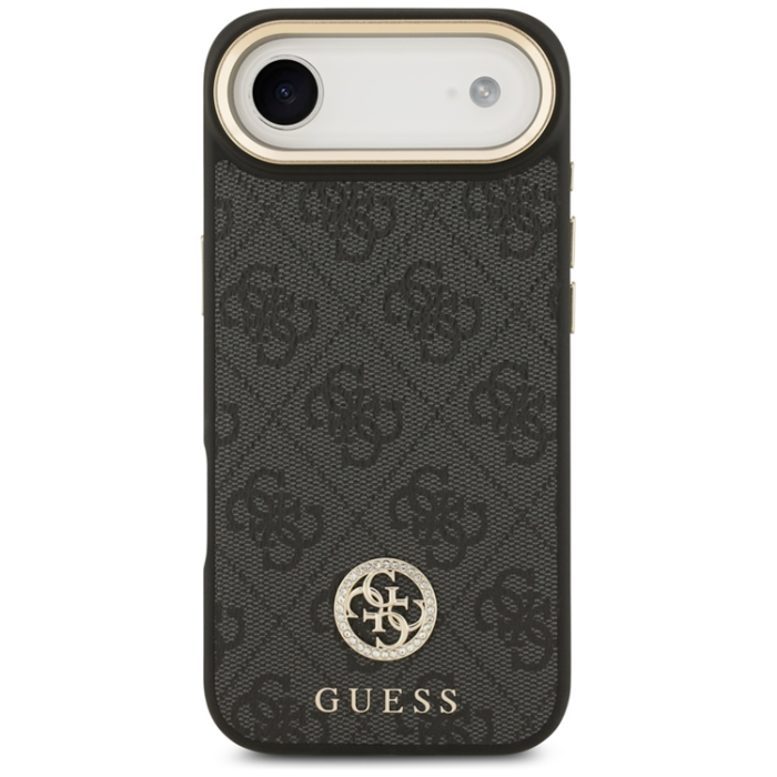 Guess - Guess iPhone 17 Air Mobilskal Magsafe Strass Logo - Svart