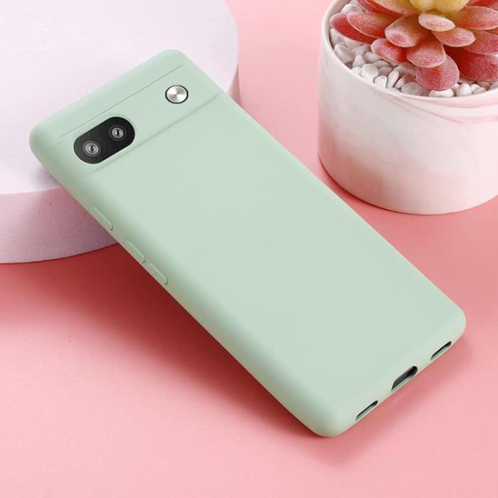A-One Brand - Google Pixel 6a Skal Liquid Silicone - Grön