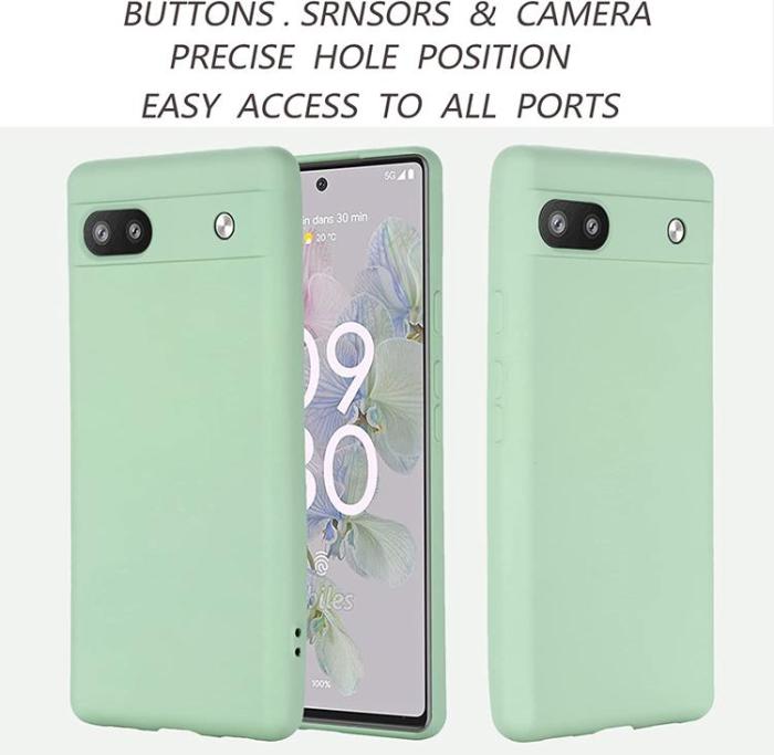 A-One Brand - Google Pixel 6a Skal Liquid Silicone - Grön