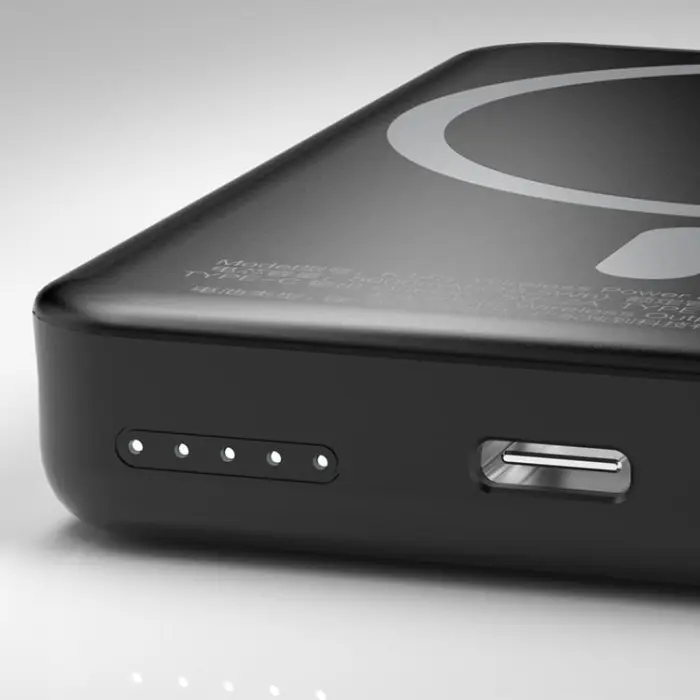 Dudao - Dudao Magsafe Trådlös Powerbank 5W 5000mAh - Vit