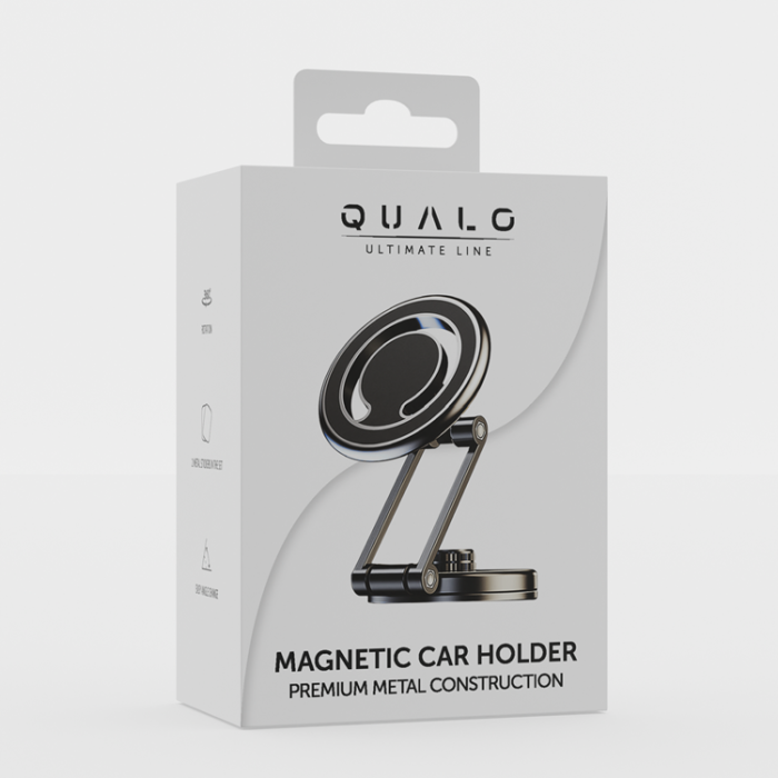 QUALO - Qualo Bilhållare Magnetic Instrumentpanel - Svart