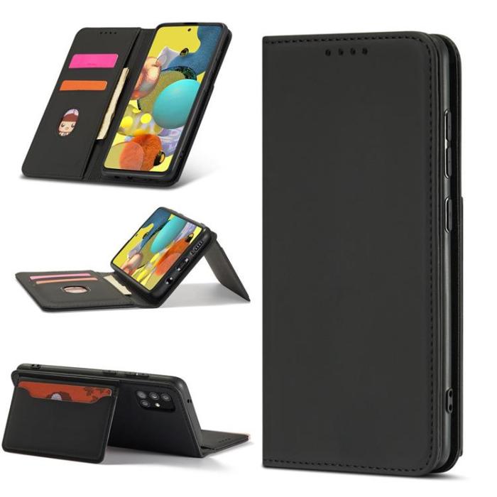 OEM - Xiaomi Redmi Note 11 Pro 4G/5G Plånboksfodral Magnet Stand - Svart