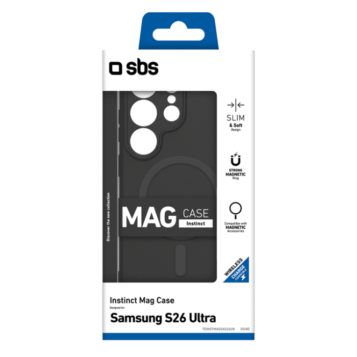 SBS - SBS Mobilskal För Galaxy S26 Ultra MagSafe Instinct Mag - Svart