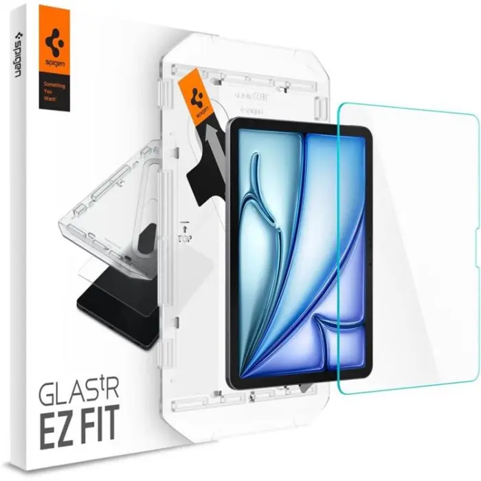 Spigen - Spigen iPad Air 11 (2024) Härdat Glas Skärmskydd GLAS.TR ”EZ FIT”