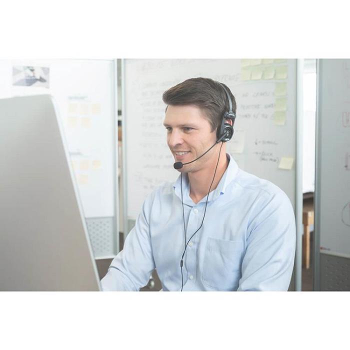 Koss - KOSS Hörlurar PortaPro Communication Headset On-Ear Mic - Svart