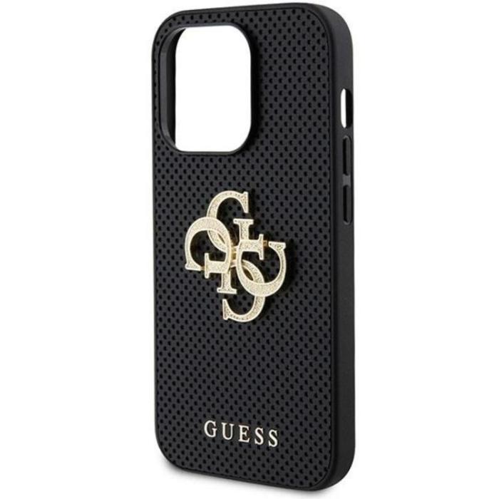 Guess - Guess iPhone 15 Pro Max Mobilskal Perforated Glitter Logo