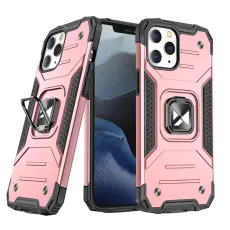 Wozinsky - Wozinsky Ring Kickstand Tough Skal iPhone 13 Mini - Rosa