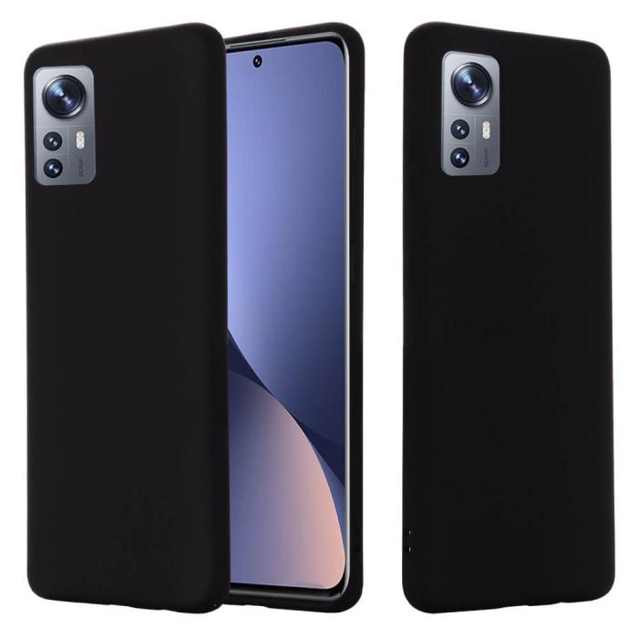 A-One Brand - Liquid Silikon skal till Xiaomi 12 - Svart