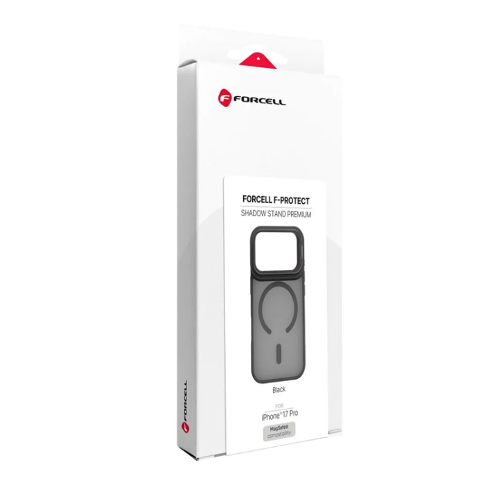 Forcell - Forcell Mobilskal För iPhone 17 Pro Max Magsafe Shadow Stand - Svart