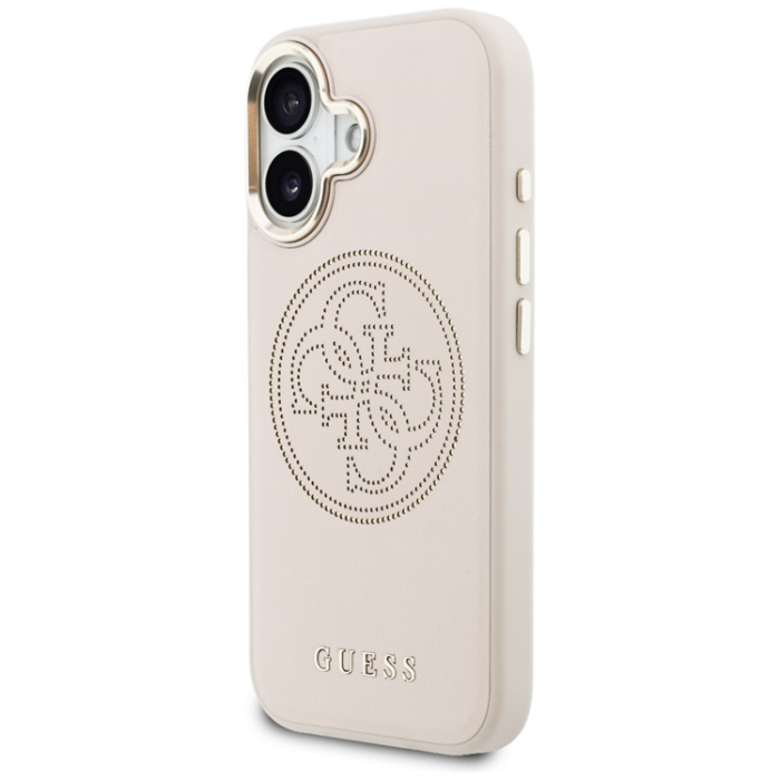 Guess - Guess Mobilskal För iPhone 17 MagSafe Perforated 4G - Rosa