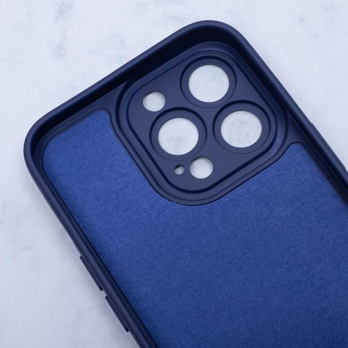 OEM - Silikon Skal till iPhone 13 Pro Mörkblå - Hållbart Skydd