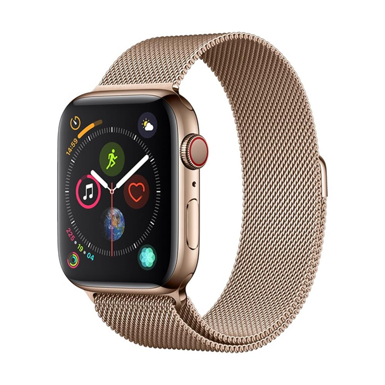 Devia Apple Watch (42/44/45/49mm) Armband Elegant Milanese - Guld | 5123 | AlltMobil