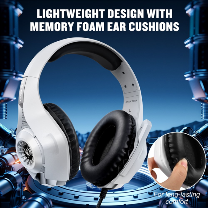 KOTION EACH - KOTION EACH Over-Ear Gaming Trådbundna Hörlurar RGB-ljus GS410