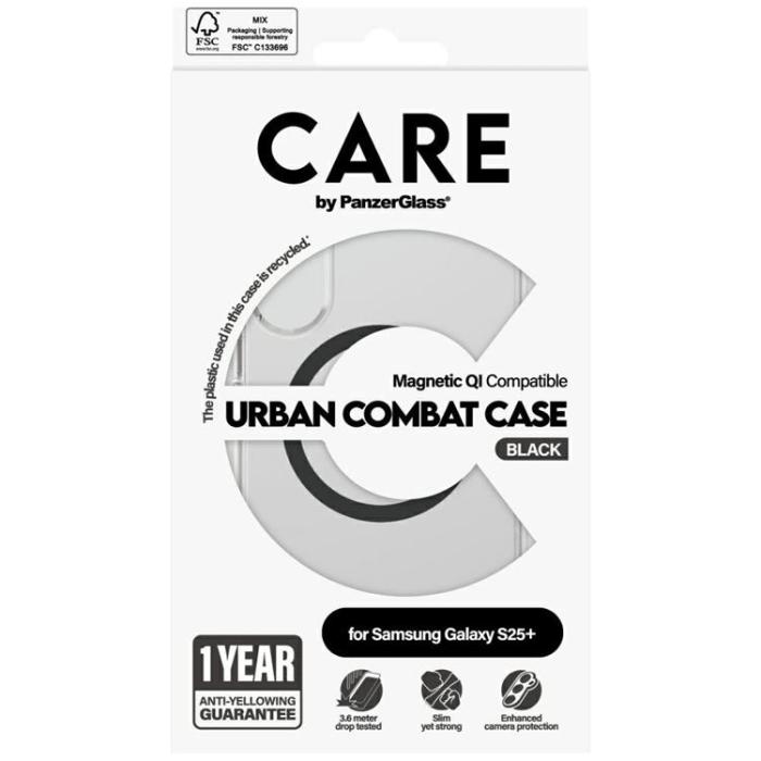 PanzerGlass - CARE By PanzerGlass Galaxy S25 Plus Mobilskal MagSafe QI Urban Combat - Svart