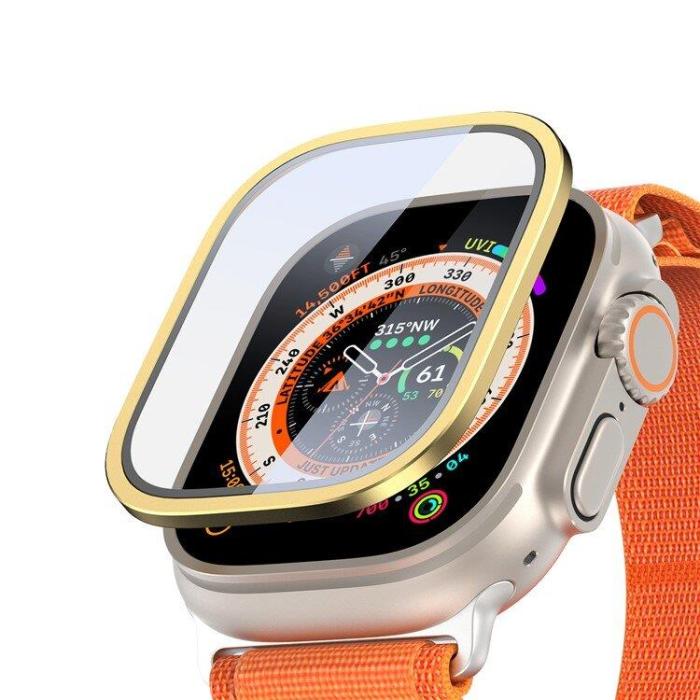 Dux Ducis - Dux Ducis Apple Watch Ultra (49mm) Härdat Glas Skärmskydd - Guld