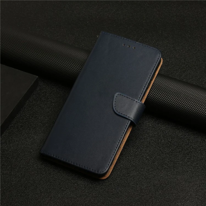A-One Brand - Xiaomi 15 Ultra Plånboksfodral Nappa Texture Äkta Läder - Blå