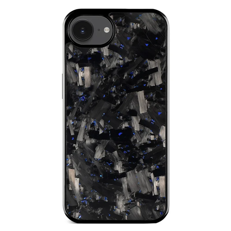 iPhone 16e Mobilskal MagSafe Aramid Fiber Large Texture - Blå | 2353 | AlltMobil