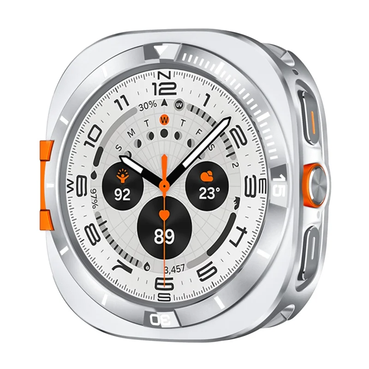 Metallskal För Galaxy Watch Ultra 47mm (2025) - Silver/Vit | 5122 | AlltMobil