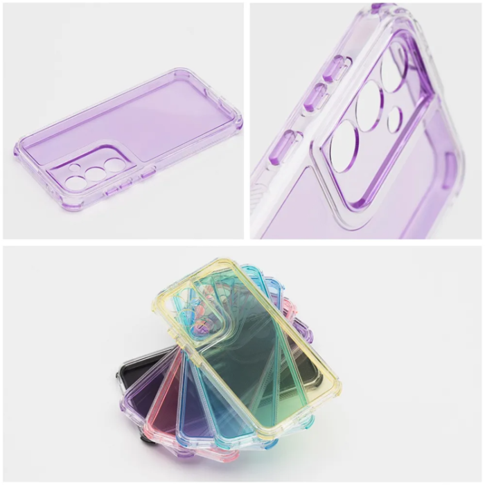 OEM - Xiaomi Redmi 14C Mobilskal Matrix Clear - Ljuslila