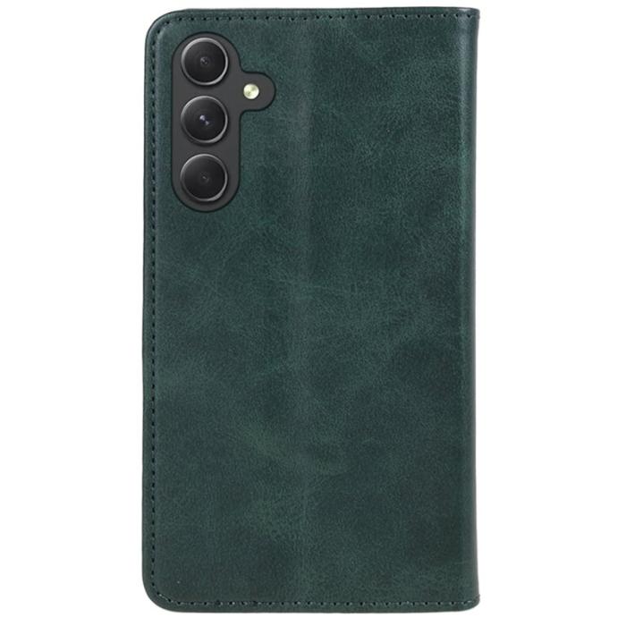 OEM - Samsung Galaxy A57 Fodral PU Läder Magnetisk - Grön