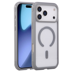 A-One Brand - iPhone 17 Pro Mobilskal MagSafe TPU+PC Transparent - Grå