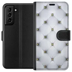 Gustaf - Pl&aring;nboksfodral till Samsung Galaxy S21+ 5G med Fancy