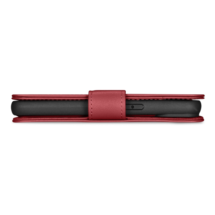ICARER - iCarer iPhone 14 Plus Plånboksfodral 2in1 Anti-RFID - Röd