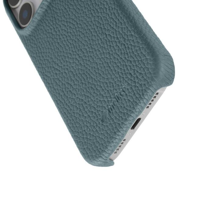 Melkco - MELKCO Mobilskal till iPhone 17 Pro Max Äkta Läder PC Blå