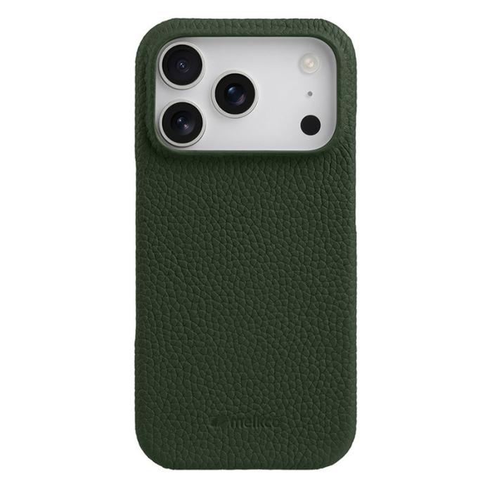 Melkco - MELKCO Mobilskal till iPhone 17 Pro Max Äkta Läder PC Grön