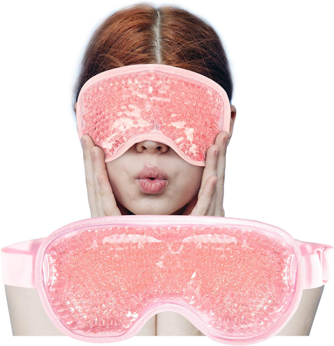 A-One Brand - Bekväm Gel Sovmask/Ögonmask - Rosa