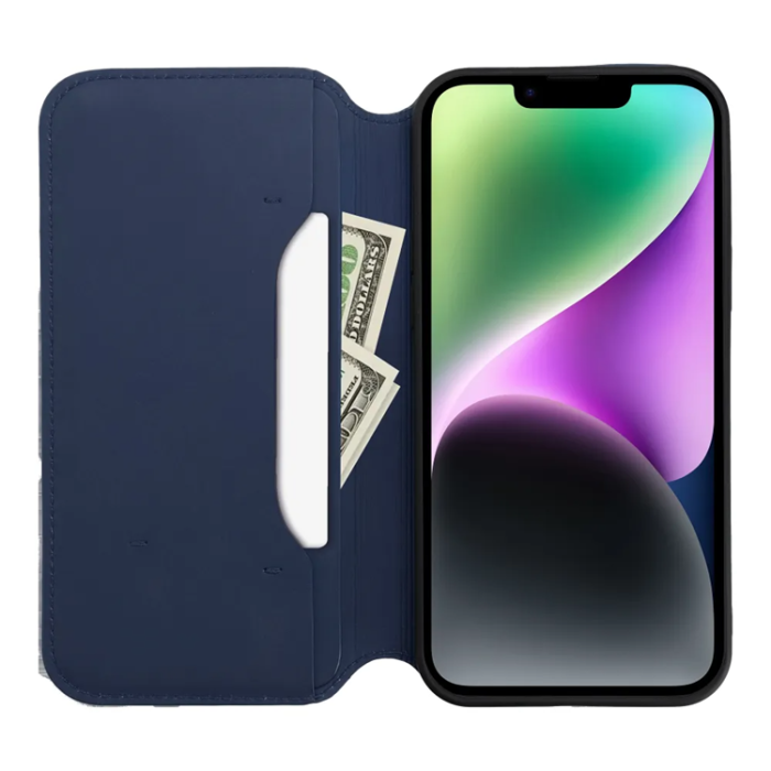 A-One Brand - Xiaomi Redmi Note 14 Pro 4G Plånboksfodral Dual Pocket - Blå