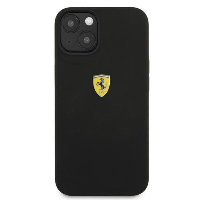Ferrari - Ferrari iPhone 13 Mini Skal Silicone - Svart