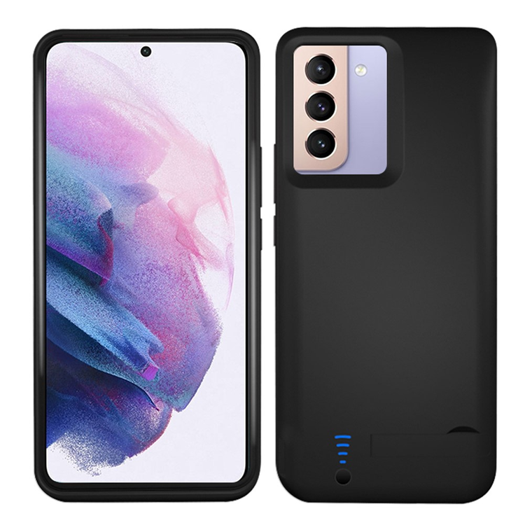 Galaxy S22 5G Batteriskal Kickstand 4800mAh - Svart | 2353 | AlltMobil