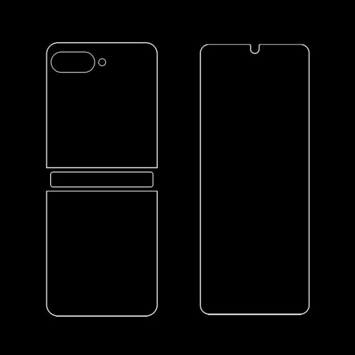 A-One Brand - Motorola Razr 40 Ultra Skärmskydd Plastfilm (Front + Back)
