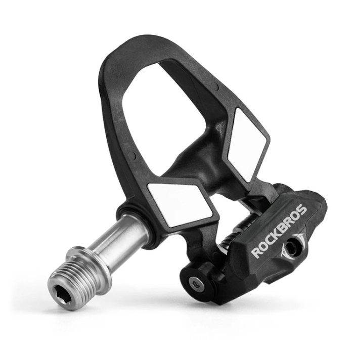 Rockbros - Rockbros Pedaler i Kolfiber och Titanlegering RD9 Shimano SPD-SL - Svart