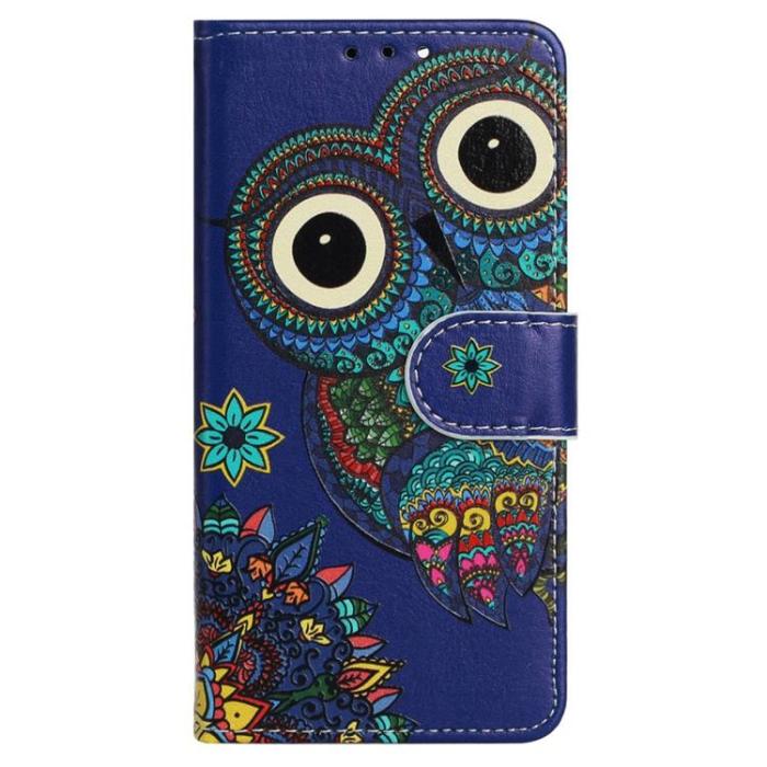 A-One Brand - iPhone 14 Plus Plånboksfodral Folio Flip - Owl