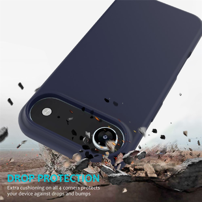 A-One Brand - iPhone Air Mobilskal Liquid Silikon - Midnattsblå