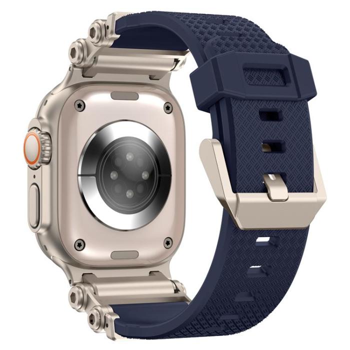 Boom of Sweden - Apple Watch Ultra (49mm) Armband Rotation Axis Silikon - Blå