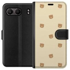 iSecrets - Pl&aring;nboksfodral till OnePlus Nord 4 med Bj&ouml;rnm&ouml;nster