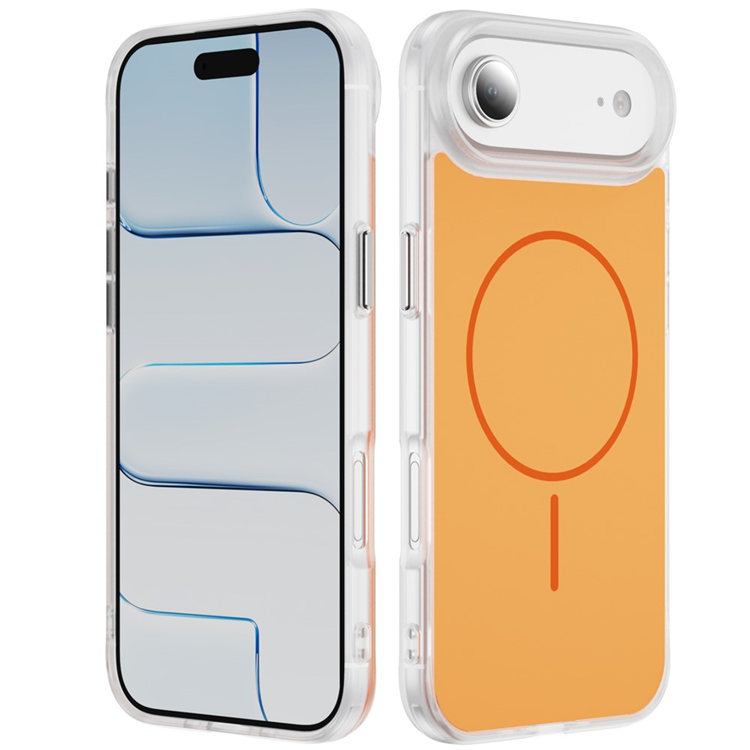 iPhone Air Mobilskal MagSafe Skin Touch TPU PC - Orange (Orange) | 2353 | AlltMobil