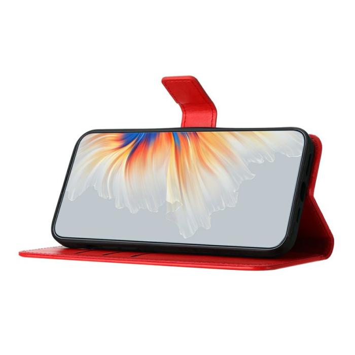 OEM - Mobilfodral för Samsung Galaxy S26 Ultra Konstläder Kortfack - Röd