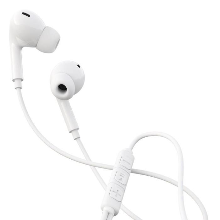 Devia - Devia In-Ear Trådbundna Hörlurar Jack 3.5mm Kintone A2 - Vit