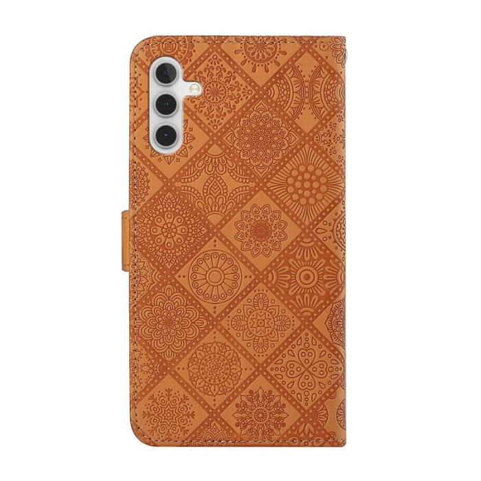 OEM - Plånboksfodral för Samsung Galaxy S26 Konstläder med rem - Brun