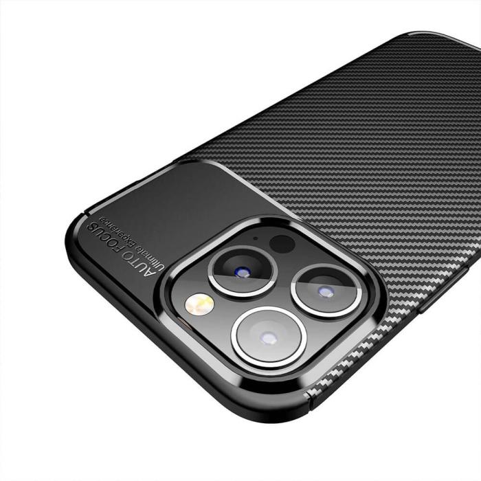 OEM - CARBON PREMIUM skal för iPhone 14 Pro Max svart